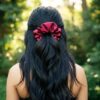Maroon Hair Scrunchie