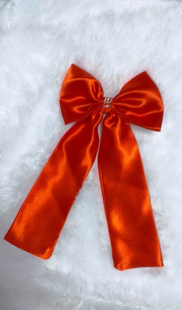 Satin Hair Long Bow