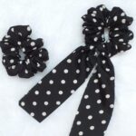 Polka Dots Hair Scarf Scrunchies
