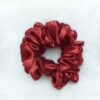 Maroon Hair Scrunchie front